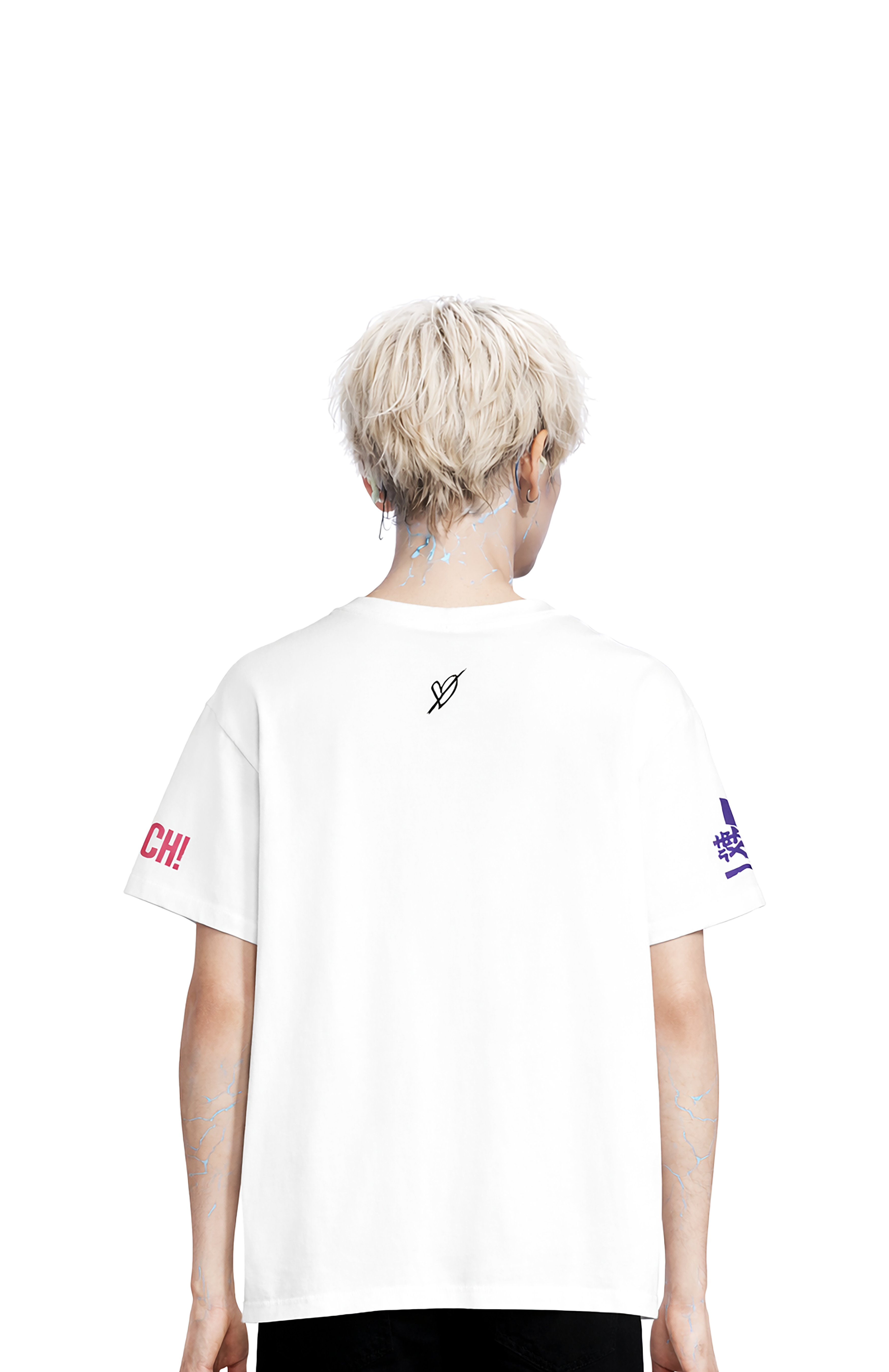 F𝑜c𝑢s Tℎy𝑛e P𝑈N𝐶H! Oversized WHT T-shirt