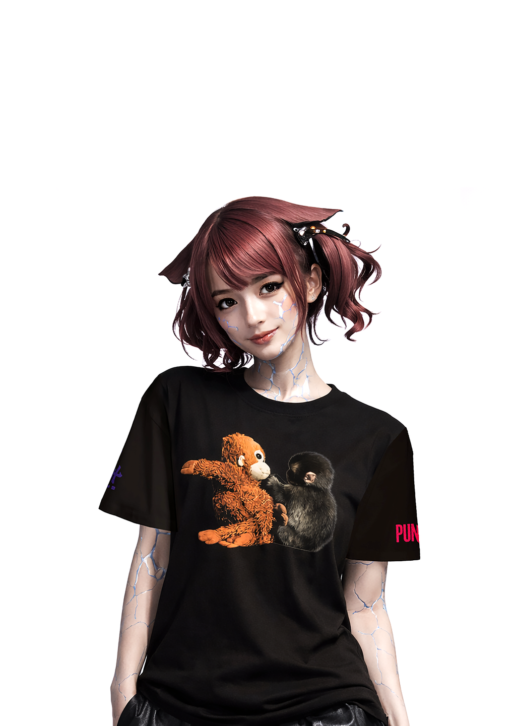 F𝑜c𝑢s Tℎy𝑛e P𝑈N𝐶H! Oversized BLK T-shirt